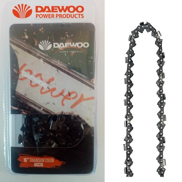 Цепь пильная 16" (40см) 3/8 1.3мм 57z DACC16 Daewoo Цепь пильная 16" (40см) 3/8 1.3мм 57z DACC16 Daewoo