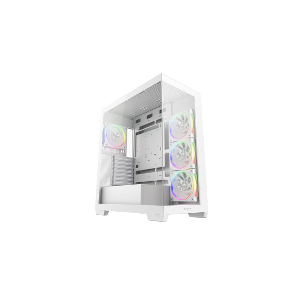 Carcasa DEEPCOOL CG580 4F V2 WH/ w/oPSU / Side-Window / ATX / White Carcasa DEEPCOOL CG580 4F V2 WH/ w/oPSU / Side-Window / ATX / White