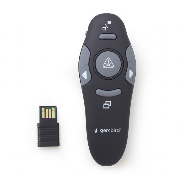 Prezentator wireless cu indicator laser Gembird WP-L-11 Prezentator wireless cu indicator laser Gembird WP-L-11