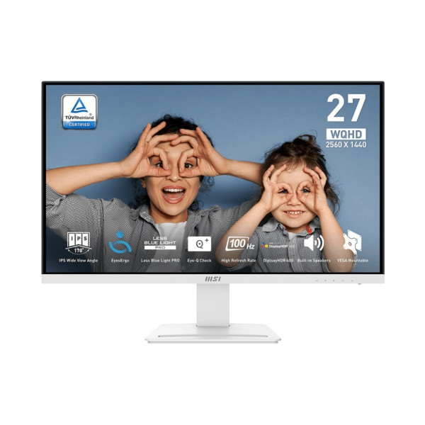 27.0” Monitor MSI PRO MP273QW E2/ QHD/ 1ms/ 100Hz 27.0” Monitor MSI PRO MP273QW E2/ QHD/ 1ms/ 100Hz