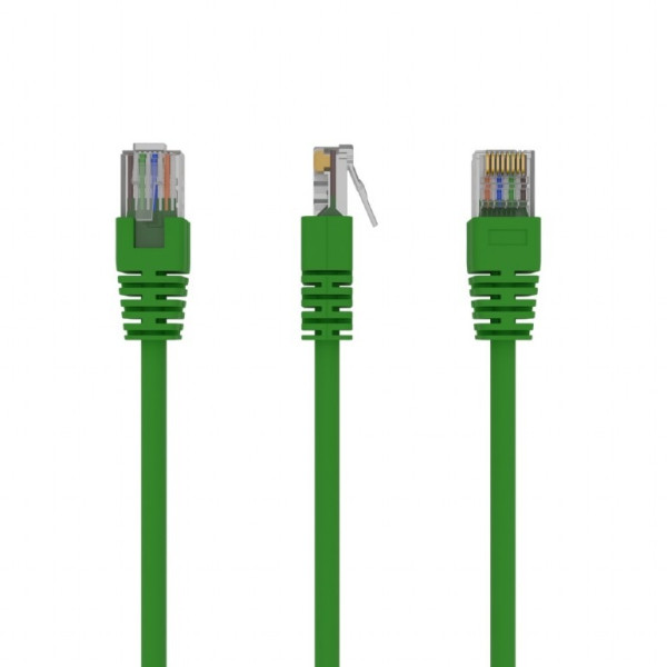 UTP Cat.5e Patch cord, 0.25m, Green UTP Cat.5e Patch cord, 0.25m, Green