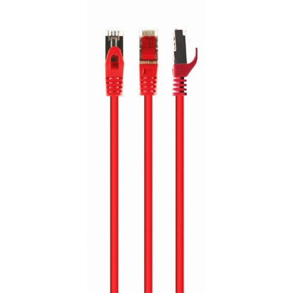 S/FTP Cat. 6A Low Smoke Zero Halogen (LSZH) jacketpatch cord, 5m, Red S/FTP Cat. 6A Low Smoke Zero Halogen (LSZH) jacketpatch cord, 5m, Red