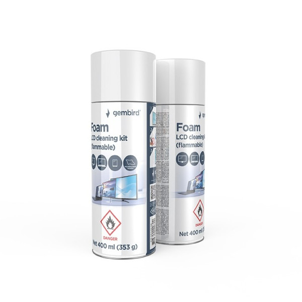 Kit de cura?are LCD cu spuma (inflamabil) Gembird CK-LCD-08, 400 ml Kit de cura?are LCD cu spuma (inflamabil) Gembird CK-LCD-08, 400 ml