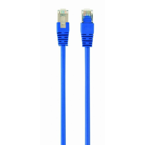 Patch Cord FTP Cat.5e 1m - blue, PP22-1M/B, Gembird, molded strain relief 50u” plugs Patch Cord FTP Cat.5e 1m - blue, PP22-1M/B, Gembird, molded strain relief 50u” plugs