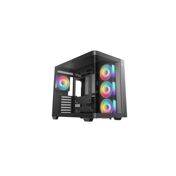 Корпус DEEPCOOL CG530U 4F / w/oPSU / Side panel / 4x A-RGB 120mm / ATX Корпус DEEPCOOL CG530U 4F / w/oPSU / Side panel / 4x A-RGB 120mm / ATX
