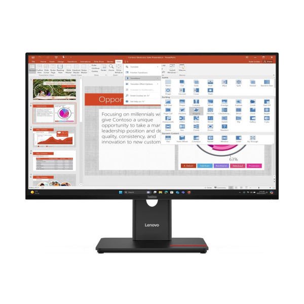 23.8” Monitor Lenovo ThinkVision T24D-40/ 120Hz / Black 23.8” Monitor Lenovo ThinkVision T24D-40/ 120Hz / Black