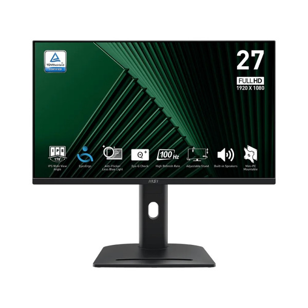 27.0” Монитор MSI PRO MP275PG/ 1ms/ 100Hz/ Black 27.0” Монитор MSI PRO MP275PG/ 1ms/ 100Hz/ Black