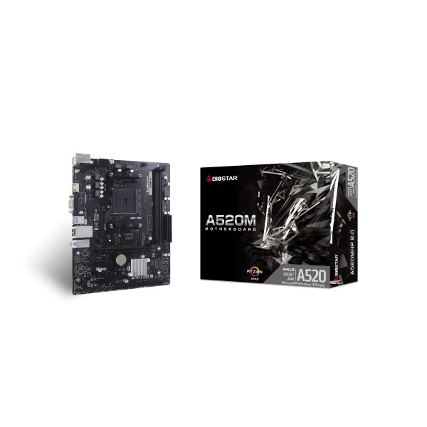 Placa de baza BIOSTAR A520MHP 2.0/ AM4 / A520 / DDR4 / mATX Placa de baza BIOSTAR A520MHP 2.0/ AM4 / A520 / DDR4 / mATX