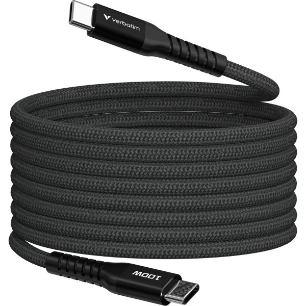 Cablu Magnetic USB-C to USB-C Verbatim Sync & Charge Magnetic 100W / 2 m Cablu Magnetic USB-C to USB-C Verbatim Sync & Charge Magnetic 100W / 2 m