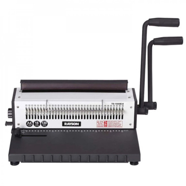 Aparate de indosariat pentru arc metalic dublu QSmile TD-1500B34/ A4/ 15 sheets/ Binding thickness: 130 sheets/ 10 kg Aparate de indosariat pentru arc metalic dublu QSmile TD-1500B34/ A4/ 15 sheets/ Binding thickness: 130 sheets/ 10 kg