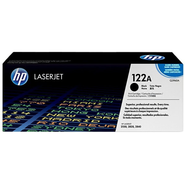 HP 122A (Q3960A) Black Cartridge for HP LaserJet 2840, 2550, 2820, 5000 p. HP 122A (Q3960A) Black Cartridge for HP LaserJet 2840, 2550, 2820, 5000 p.