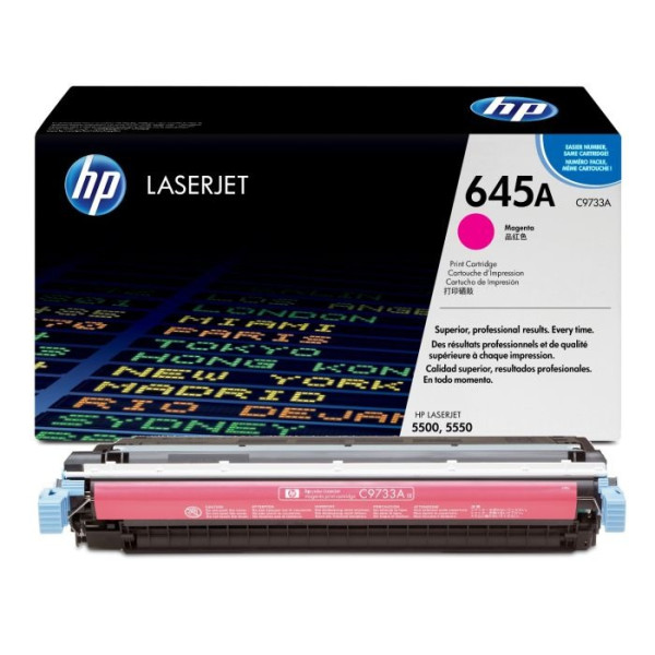 HP 645A (C9733A) Magenta Cartridge for HP LaserJet 5550, 5500, 12000 p. HP 645A (C9733A) Magenta Cartridge for HP LaserJet 5550, 5500, 12000 p.