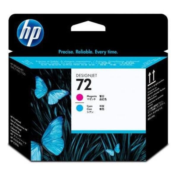 HP 72 (C9383A) magenta and cyan printhead for HP DesignJet T1100, HP DesignJet T1120, HP DesignJeT610 HP 72 (C9383A) magenta and cyan printhead for HP DesignJet T1100, HP DesignJet T1120, HP DesignJeT610
