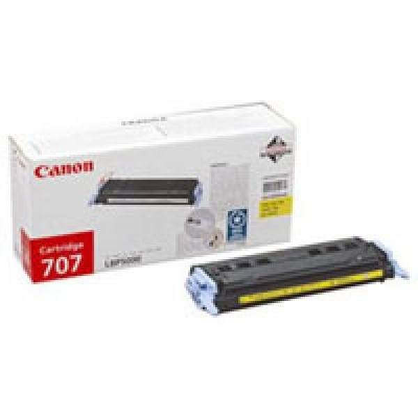 Laser Cartridge Canon 707 Y (9421A004), yellow (2000 pages) for LBP-5000/5100 Laser Cartridge Canon 707 Y (9421A004), yellow (2000 pages) for LBP-5000/5100