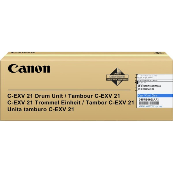 Drum Unit Canon C-EXV21 Cyan, 53 000 pages A4 at 5% for Canon iRC2380/3380 Drum Unit Canon C-EXV21 Cyan, 53 000 pages A4 at 5% for Canon iRC2380/3380