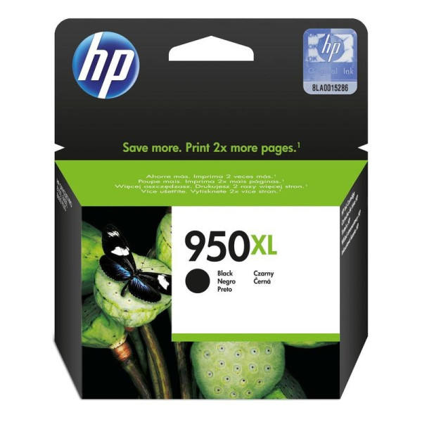 HP 950XL (CN045AE) Black Officejet Ink Cartridge for Officejet Pro 8100/8600 Printer, 2300 pages HP 950XL (CN045AE) Black Officejet Ink Cartridge for Officejet Pro 8100/8600 Printer, 2300 pages