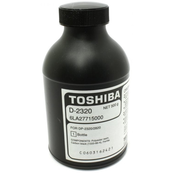 Developer Toshiba D-2320 (500g/appr. 90 000 pages 6%) for e-STUDIO 18/181/223/243/195 Developer Toshiba D-2320 (500g/appr. 90 000 pages 6%) for e-STUDIO 18/181/223/243/195