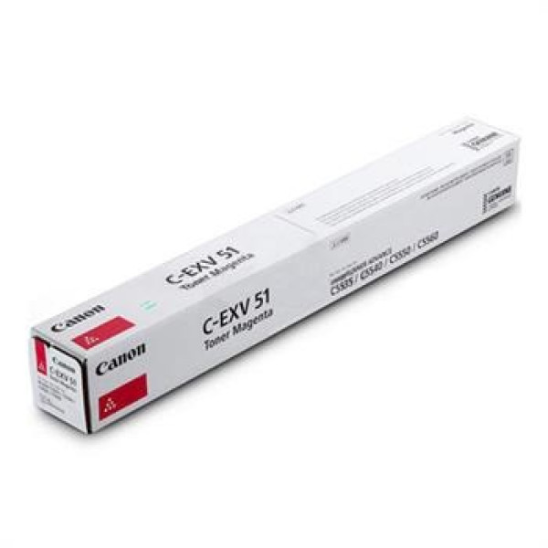 Toner Canon C-EXV51 Magenta, (681g/appr. 60 000 pages 5%) for Canon iRC55xx Toner Canon C-EXV51 Magenta, (681g/appr. 60 000 pages 5%) for Canon iRC55xx