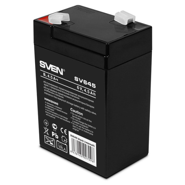 SVEN SV645, Battery 6V 4.5AH SVEN SV645, Battery 6V 4.5AH