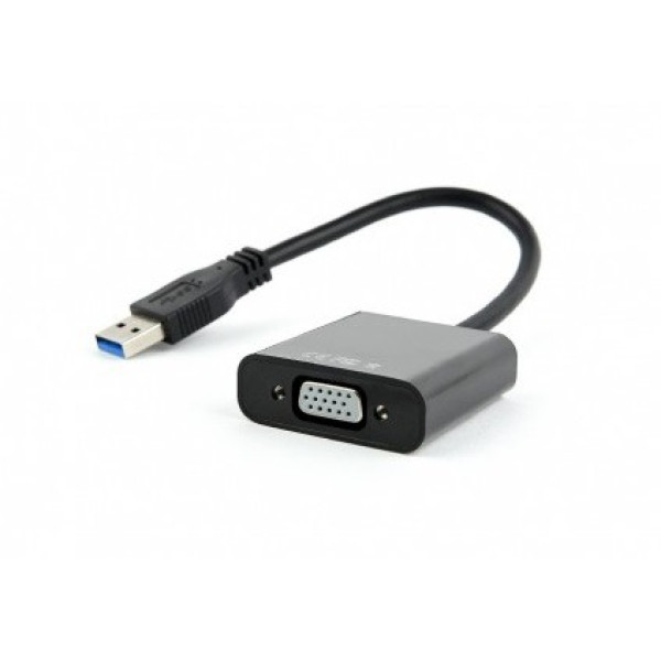 Адаптер Gembird AB-U3M-VGAF-01, USB3 to VGA Адаптер Gembird AB-U3M-VGAF-01, USB3 to VGA
