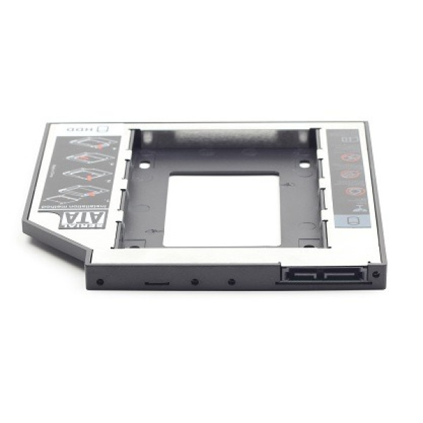 Gembird MF-95-02, Slim mounting frame for 2.5'' drive to 5.25'' bay, for drive up to 12.7 mm Gembird MF-95-02, Slim mounting frame for 2.5'' drive to 5.25'' bay, for drive up to 12.7 mm