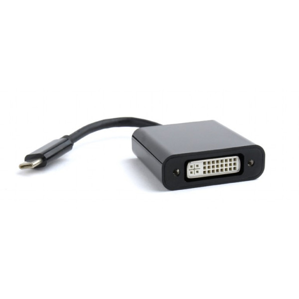 Adaptor Gembird A-CM-DVIF-01, USB-C to DVI Adaptor Gembird A-CM-DVIF-01, USB-C to DVI