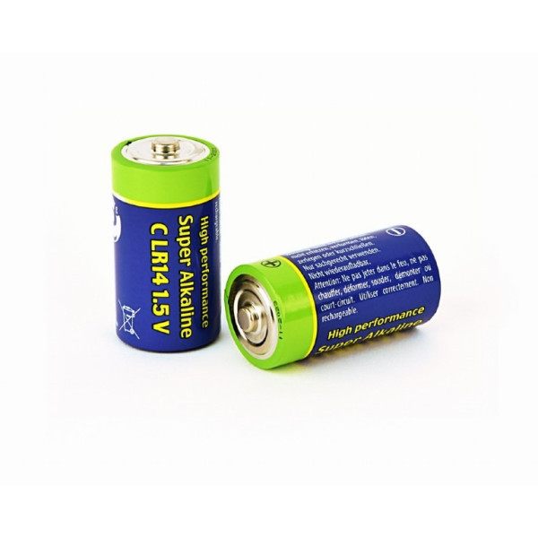 Gembird Alcaline Battery C-cell LR14 1.5V, 2pcs, High performance and long lifetime Gembird Alcaline Battery C-cell LR14 1.5V, 2pcs, High performance and long lifetime