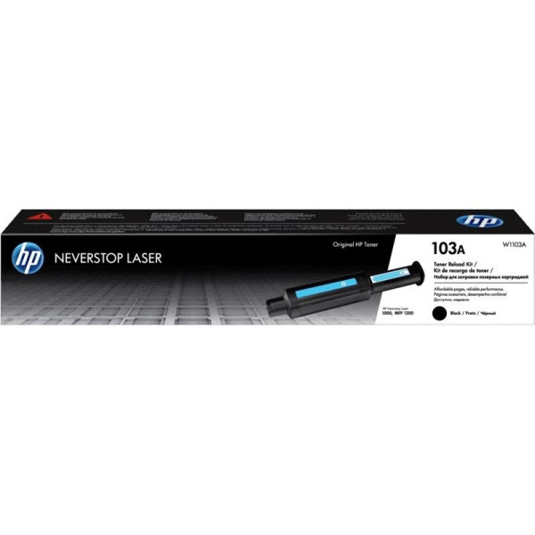 HP 103A (W1103A), Original Neverstop Toner Reload Kit, Black, 2500 pages HP 103A (W1103A), Original Neverstop Toner Reload Kit, Black, 2500 pages