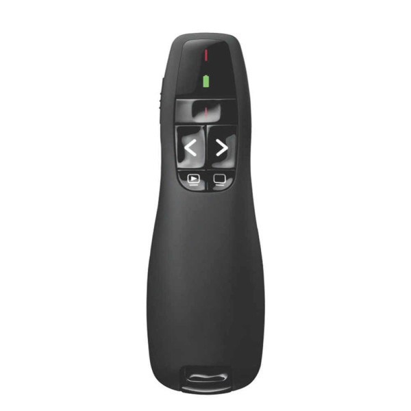 Presenter Logitech Wireless R400, Red laser pointer, Intuitive slideshow controls , Up to 15-meter range, Battery indicator Presenter Logitech Wireless R400, Red laser pointer, Intuitive slideshow controls , Up to 15-meter range, Battery indicator