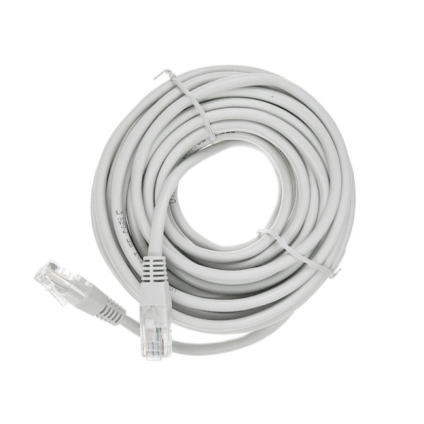 UTP Cat.5e Patch cord, 15m, Grey UTP Cat.5e Patch cord, 15m, Grey