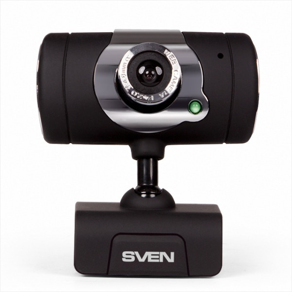 Camera SVEN IC-545, Microphone, 1.3Mpixel, 5G glass lens, hinge for easy camera rotation at any angle, UVC, USB2.0, Black Camera SVEN IC-545, Microphone, 1.3Mpixel, 5G glass lens, hinge for easy camera rotation at any angle, UVC, USB2.0, Black