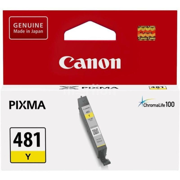 Ink Cartridge Canon CLI-481 Y (2100C001) for Canon PIXMA TS6140, TS8140, TS9140, TR7540, TR8540 Ink Cartridge Canon CLI-481 Y (2100C001) for Canon PIXMA TS6140, TS8140, TS9140, TR7540, TR8540