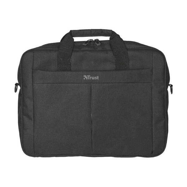 Trust NB bag 16” Primo Carry, large main compartment (385 x 315 mm) to fit most laptops with screens up to 16”, Zippered front compartment for charger Trust NB bag 16” Primo Carry, large main compartment (385 x 315 mm) to fit most laptops with screens up to 16”, Zippered front compartment for charger