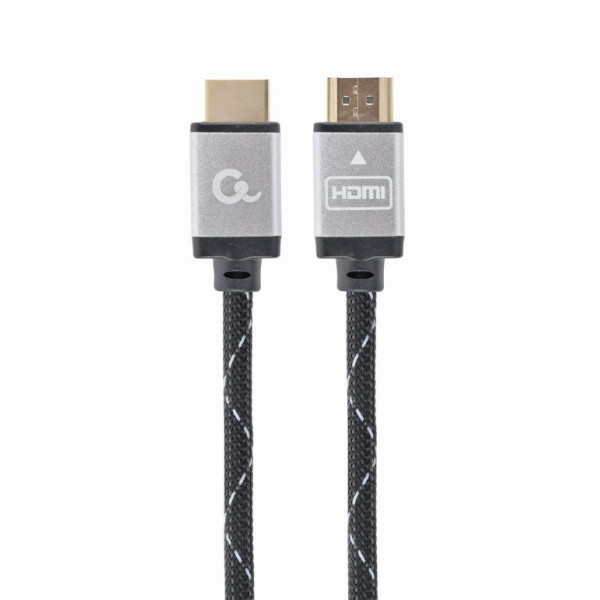 Cable HDMI CCB-HDMIL-2M, 2m, male-male, Select Plus Series, High speed HDMI cable with Ethernet, Supports 4K UHD resolutions at 60 Hz, Durable nylon braiding Cable HDMI CCB-HDMIL-2M, 2m, male-male, Select Plus Series, High speed HDMI cable with Ethernet, Supports 4K UHD resolutions at 60 Hz, Durable nylon braiding