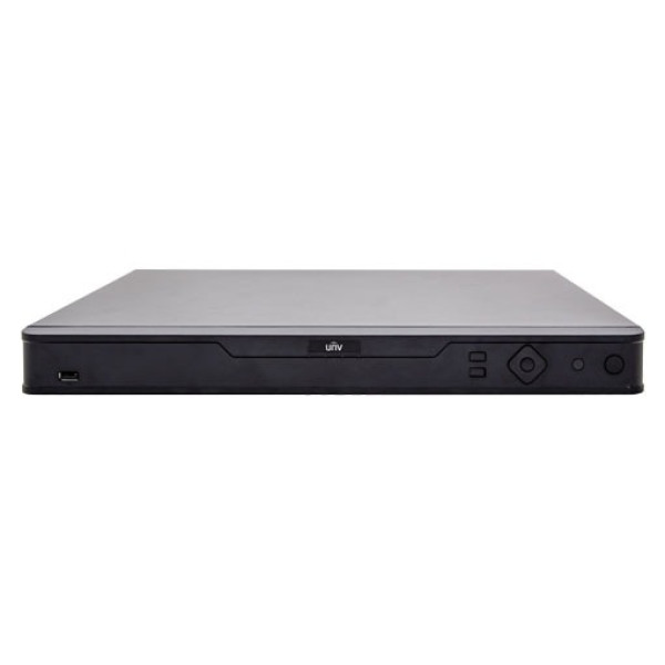 UNV NVR304-16E-B, 16-ch, 4 SATA, Incoming Bandwidth 160Mbps, 16 x 1080P@30 / 8 x 4MP@30 / 4 x 4K@30, Dual Network interface, Audio In/Out 1/1, Alarm In/Out 16/4 UNV NVR304-16E-B, 16-ch, 4 SATA, Incoming Bandwidth 160Mbps, 16 x 1080P@30 / 8 x 4MP@30 / 4 x 4K@30, Dual Network interface, Audio In/Out 1/1, Alarm In/Out 16/4