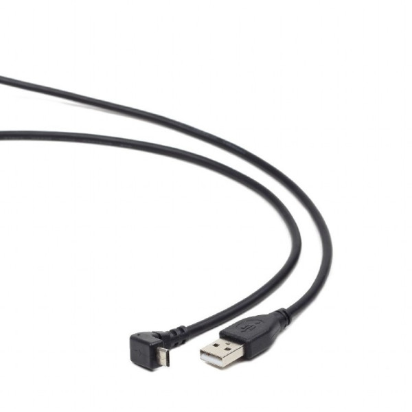 Cable Micro-USB, CCP-mUSB2-AMBM90-6, Angled Male A plug to male Micro-B plug USB 2.0 cable, 1.8 m Cable Micro-USB, CCP-mUSB2-AMBM90-6, Angled Male A plug to male Micro-B plug USB 2.0 cable, 1.8 m