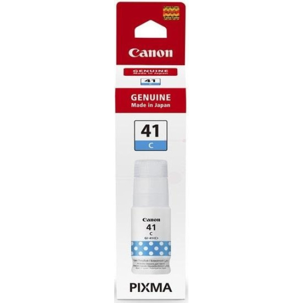 Ink Bottle Canon INK GI-41C (4543C001), Cyan, 70ml (7700 pages)for Canon G1420/ 2420/ 2460/ 3420/ 3460 Ink Bottle Canon INK GI-41C (4543C001), Cyan, 70ml (7700 pages)for Canon G1420/ 2420/ 2460/ 3420/ 3460