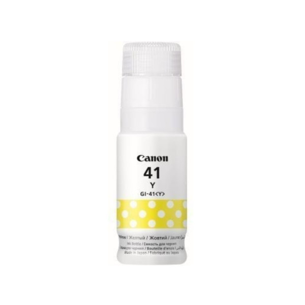 Ink Bottle Canon INK GI-41Y (4545C001), Yellow, 70ml (7700 pages)for Canon G1420/ 2420/ 2460/ 3420/ 3460 Ink Bottle Canon INK GI-41Y (4545C001), Yellow, 70ml (7700 pages)for Canon G1420/ 2420/ 2460/ 3420/ 3460