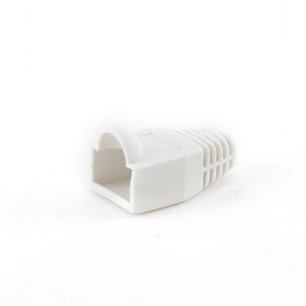 Boot cap for RJ-45 BT5WH/100, Strain relief (boot cap), white, 100 pcs per bag Boot cap for RJ-45 BT5WH/100, Strain relief (boot cap), white, 100 pcs per bag