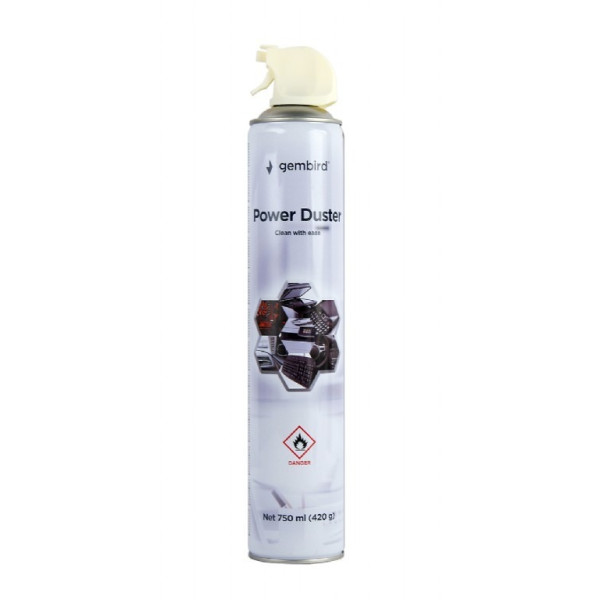 Gembird Compressed air 750ml (CK-CAD-FL750-01), Extension tube for precision-dusting Gembird Compressed air 750ml (CK-CAD-FL750-01), Extension tube for precision-dusting