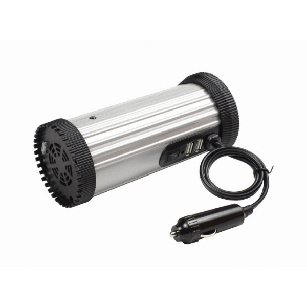 EnerGenie EG-PWC150-01, 12 V Car power inverter, 150 W, Input: 10-16 VDC (accumulator directly) - Output: 230 VAC +/- 10% at 50 Hz (+/-3Hz), modified sine wave EnerGenie EG-PWC150-01, 12 V Car power inverter, 150 W, Input: 10-16 VDC (accumulator directly) - Output: 230 VAC +/- 10% at 50 Hz (+/-3Hz), modified sine wave