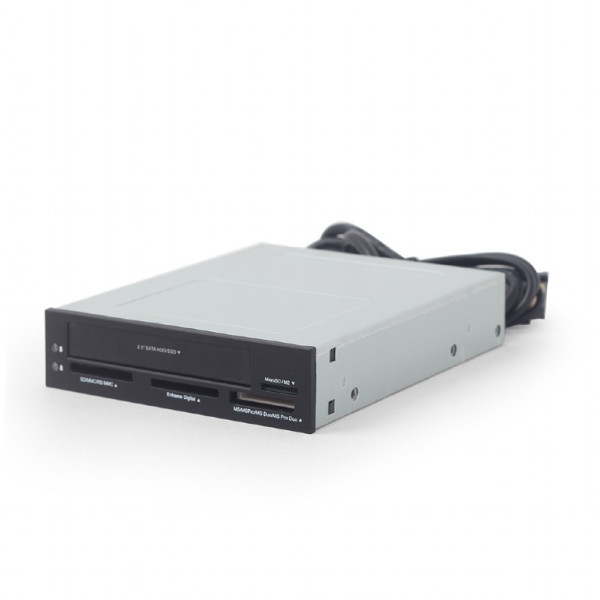 Card Reader Gembird FDI2-ALLIN1-03, Internal USB card reader/writer with SATA port, black Card Reader Gembird FDI2-ALLIN1-03, Internal USB card reader/writer with SATA port, black