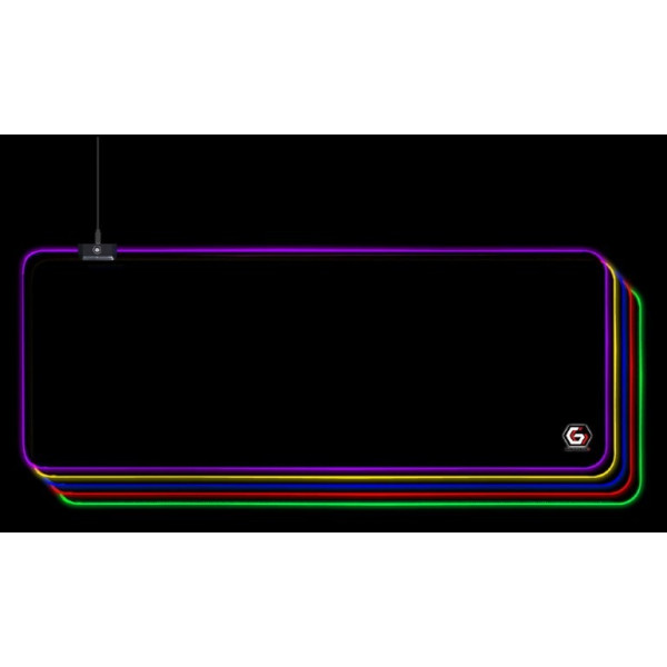 Gembird Mouse pad MP-GAMELED-L, Gaming mouse pad with LED light effect, Large-size Gembird Mouse pad MP-GAMELED-L, Gaming mouse pad with LED light effect, Large-size