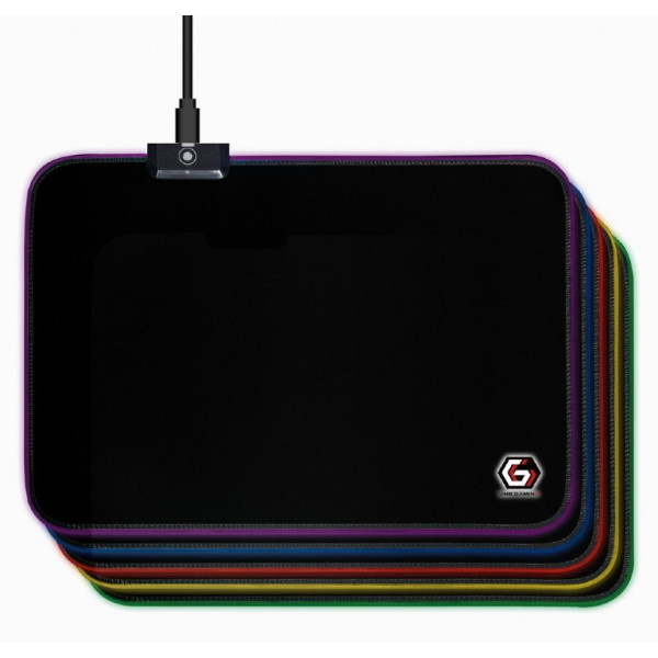 Gembird Mouse pad MP-GAMELED-M, Gaming mouse pad with LED light effect, M-size Gembird Mouse pad MP-GAMELED-M, Gaming mouse pad with LED light effect, M-size