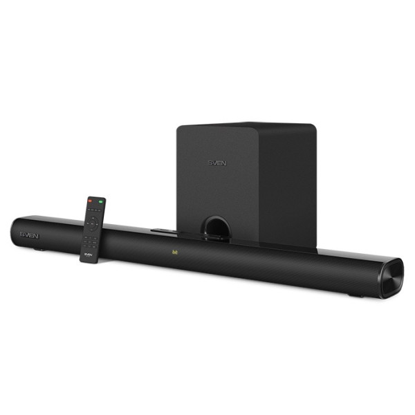 SVEN Soundbar SB-2150A, black (180 W, USB, display, RC, Optical, Bluetooth, wireless subwoofer) SVEN Soundbar SB-2150A, black (180 W, USB, display, RC, Optical, Bluetooth, wireless subwoofer)