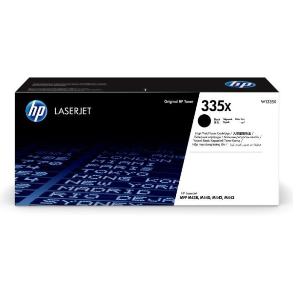 HP 335X, (W1335X) Black Cartridge for HP LaserJet M438n,442dn,443nda, 13700 p. HP 335X, (W1335X) Black Cartridge for HP LaserJet M438n,442dn,443nda, 13700 p.