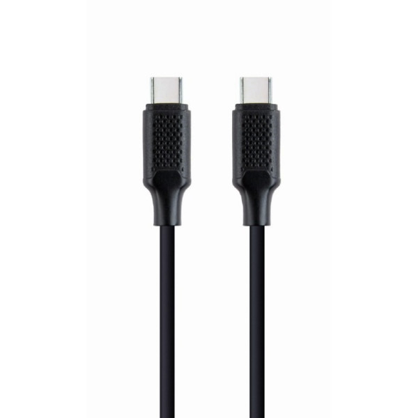Cable Type-C to Type-C - 1.5 m - Cablexpert CC-USB2-CMCM100-1.5M, 100 W Type-C Power Delivery (PD) charging & data cable, 1.5 m, Black Cable Type-C to Type-C - 1.5 m - Cablexpert CC-USB2-CMCM100-1.5M, 100 W Type-C Power Delivery (PD) charging & data cable, 1.5 m, Black