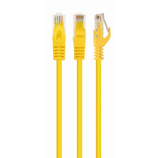 UTP Cat6 Patch cord, 0.5 m, Yellow UTP Cat6 Patch cord, 0.5 m, Yellow