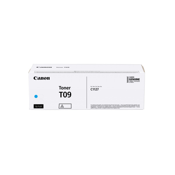 Toner Canon T09 Cyan EMEA, (5900 pages 5%) for Canon i-SENSYS X C1127iF; Canon i-SENSYS X C1127i; Canon i-SENSYS X C1127P Toner Canon T09 Cyan EMEA, (5900 pages 5%) for Canon i-SENSYS X C1127iF; Canon i-SENSYS X C1127i; Canon i-SENSYS X C1127P