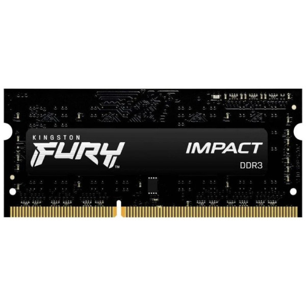 Оперативная память Kingston FURY Impact DDR3L-1866 SODIMM 8ГБ Оперативная память Kingston FURY Impact DDR3L-1866 SODIMM 8ГБ